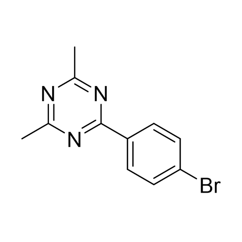 2-(4-bróm-fenil)-4,6-dimetil-1,3,5-triazin