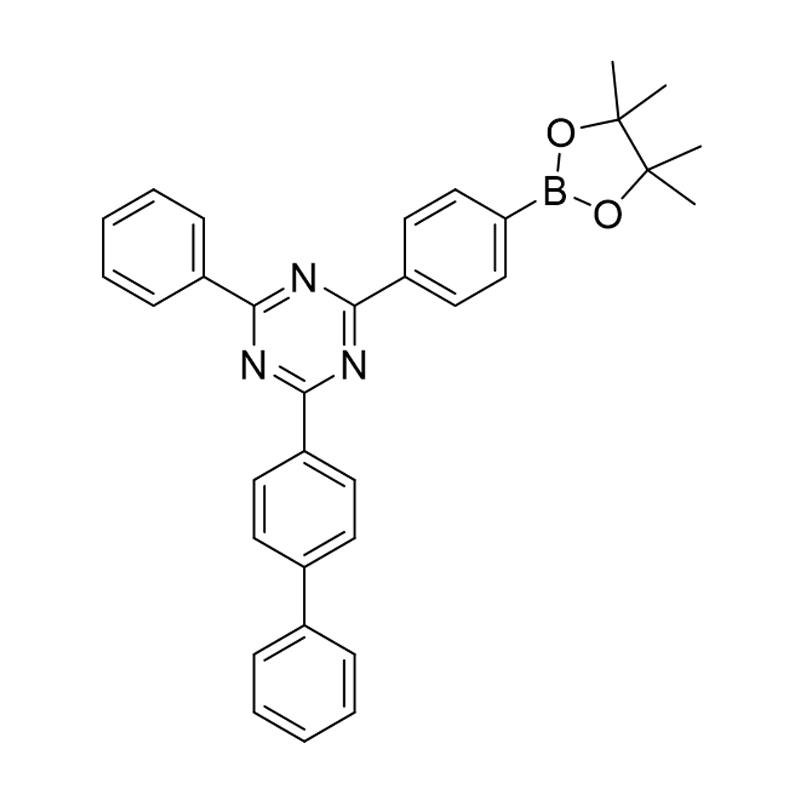 2-([1,1'-bifenil]-4-il)-4-fenil-6-(4-(4,4,5,5-tetrametil-1,3,2-dioxaborolán-2-il)-fenil )-1,3,5-triazin