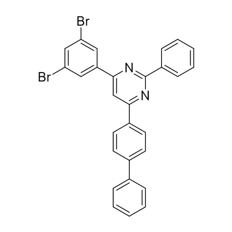 pirimidin, 4-[1,1'-bifenil]-4-il-6-(3,5-dibróm-fenil)-2-fenil-