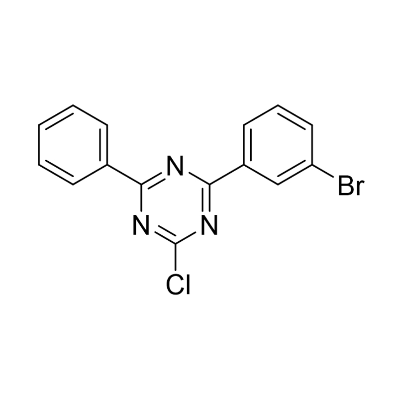 2-(3-bróm-fenil)-4-klór-6-fenil-1,3,5-triazin