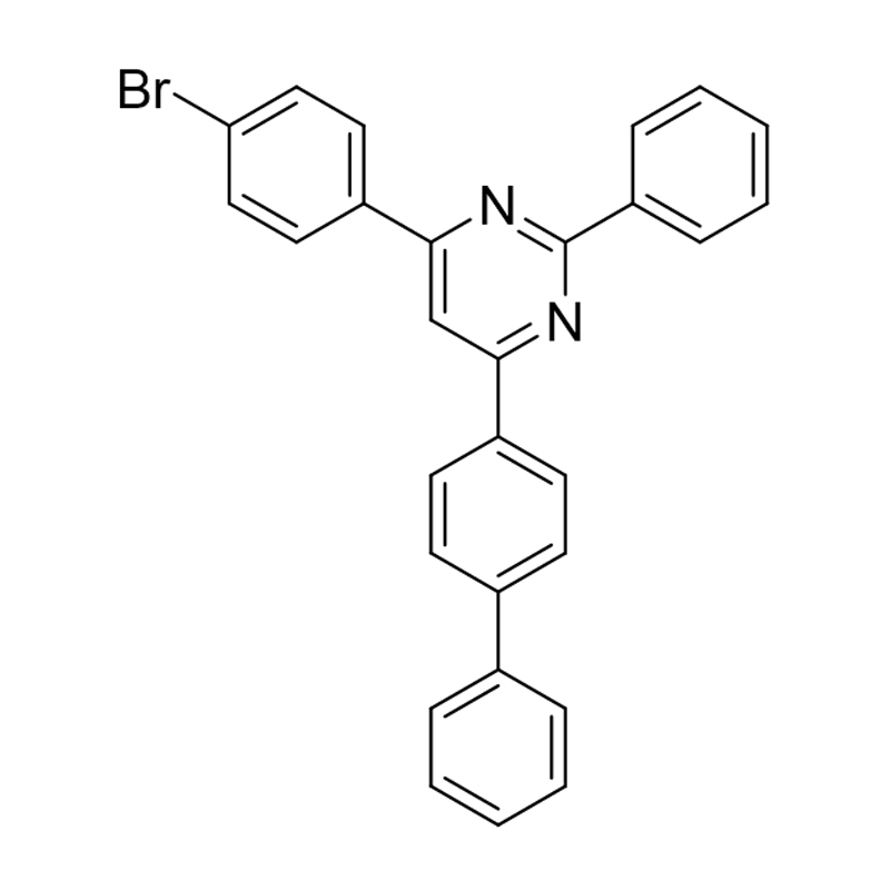 4-(bifenil-4-il)-6-(4-bróm-fenil)-2-fenil-pirimidin