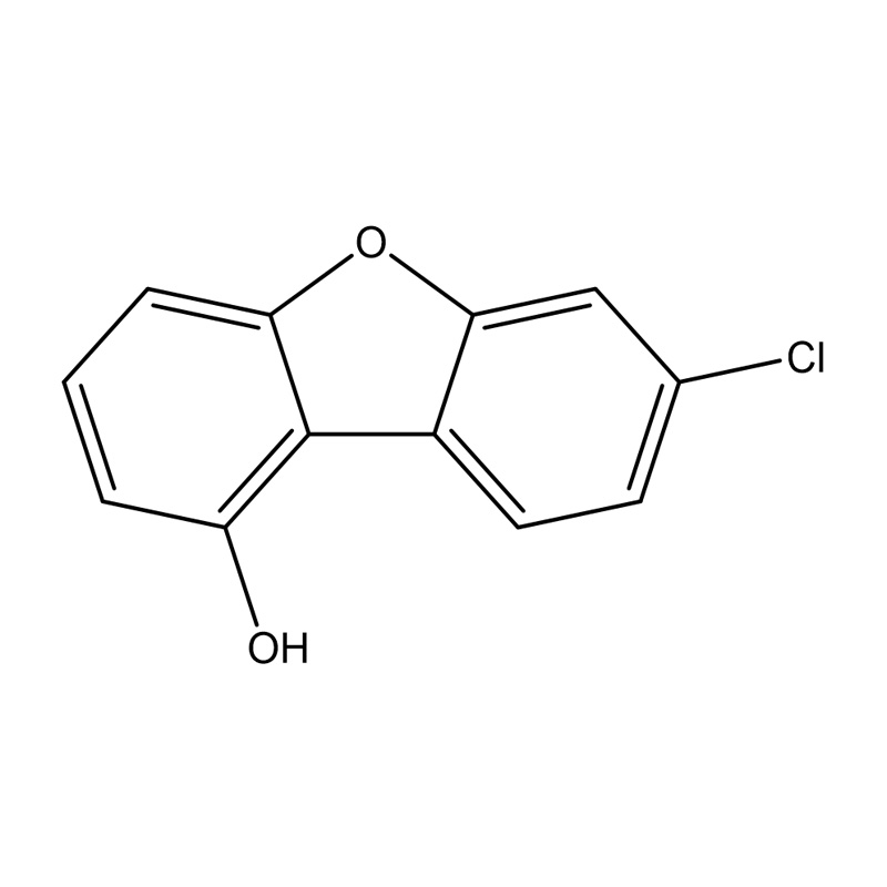 1-dibenzofuranol, 7-klór-